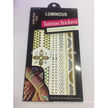 Temporary Luminous Tattoo Sticker Decal Ladies Body Art